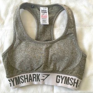 💚Gymshark Flex Sports Bra// Green Marl💚